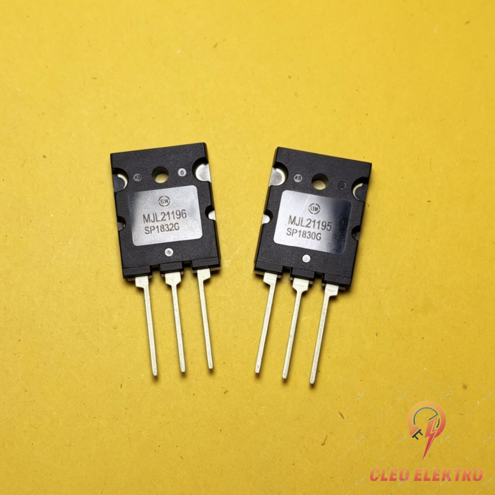TR TRANSISTOR MJL 21195 A & MJL 21196 A SET ASLI ORIGINAL MJL21195 21196