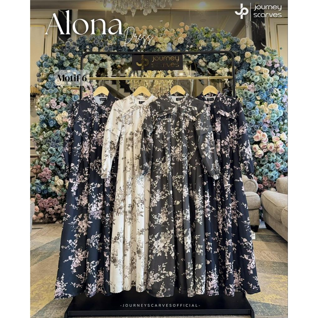 Gamis Alona Dress Journey Scarves Gamis Terbaru Journey
