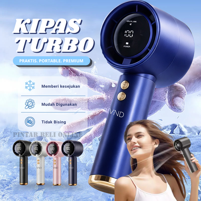 Turbo Fan Portable Kipas Angin Genggam USB Charge Adjustable Kipas Angin Outdoor Kipas Angin Layar L