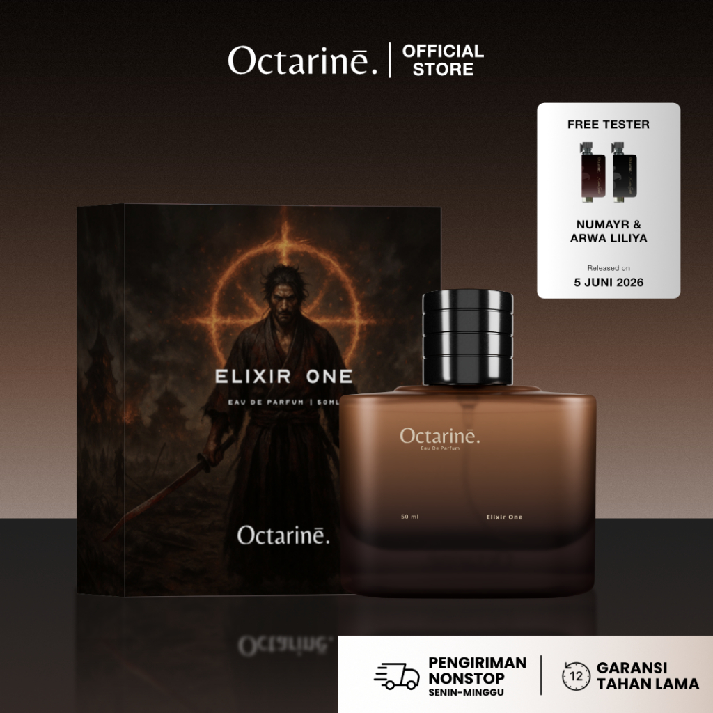 Octarine - Elixir One Aroma Fresh Fruity Woody | Parfum Perfume Minyak Wangi Pria Wanita Tahan Lama