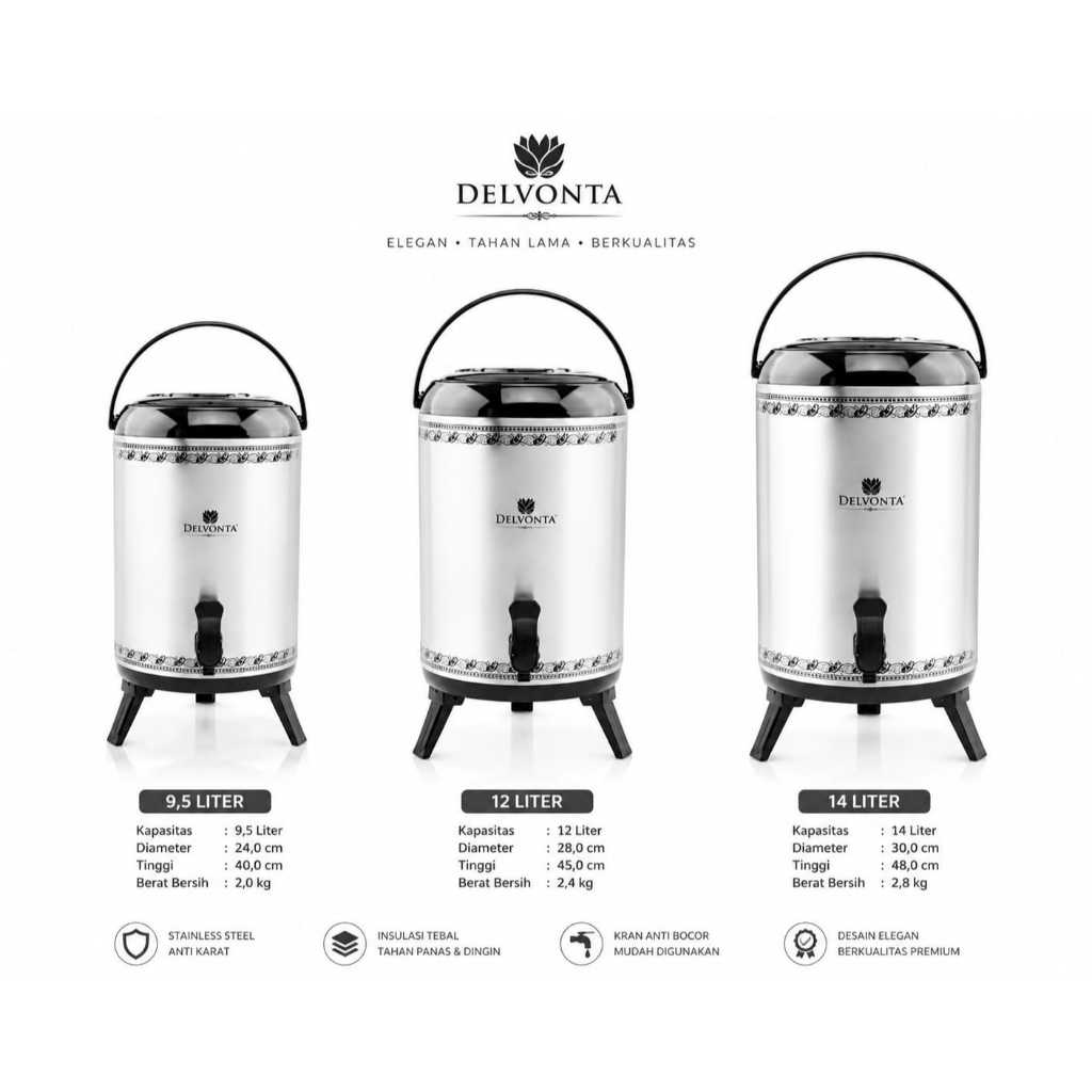 Termos/Water Jug Delvonta Water Jug Original/Dispenser Delvonta 14 Liter