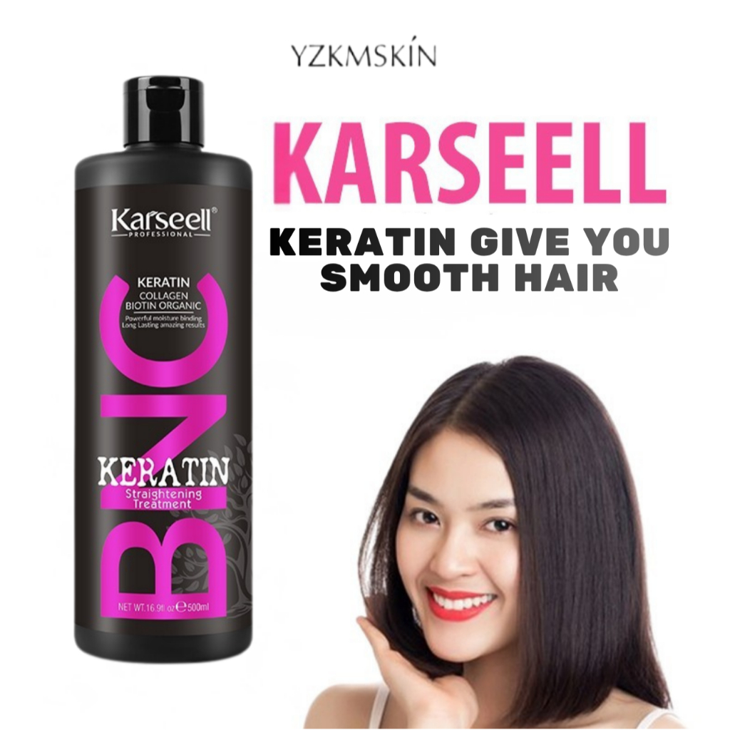 YZKMSKIN - KARSEELL BNC Shampoo Perawatan Rambut Lembut Keratin Treatment Smooth Hair Care with Coll