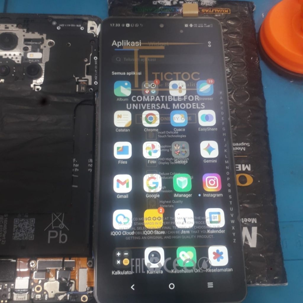 LCD + TSCREEN IQOO 11S IQOO 11 5G FULLSET