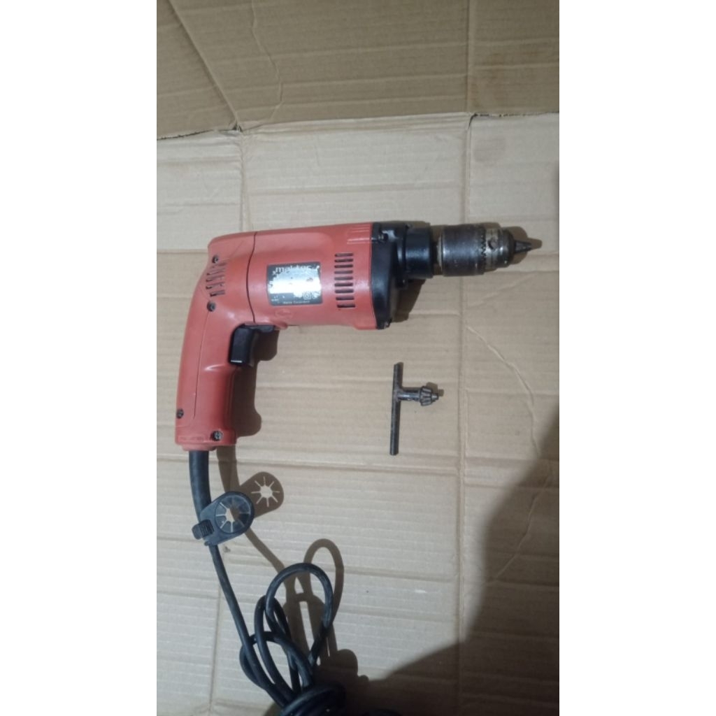 Bor MAKTEC 13mm MT811 Ada Stelan Beton Besi Bolak balik Second Origional