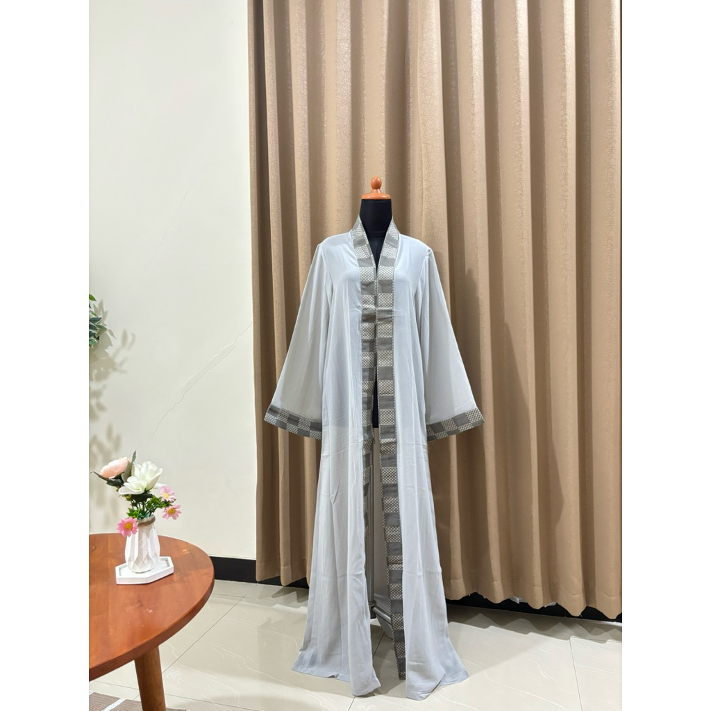 Outer Abaya Dubai Premium | Long Cardigan Abaya Mewah | Abaya Dubai