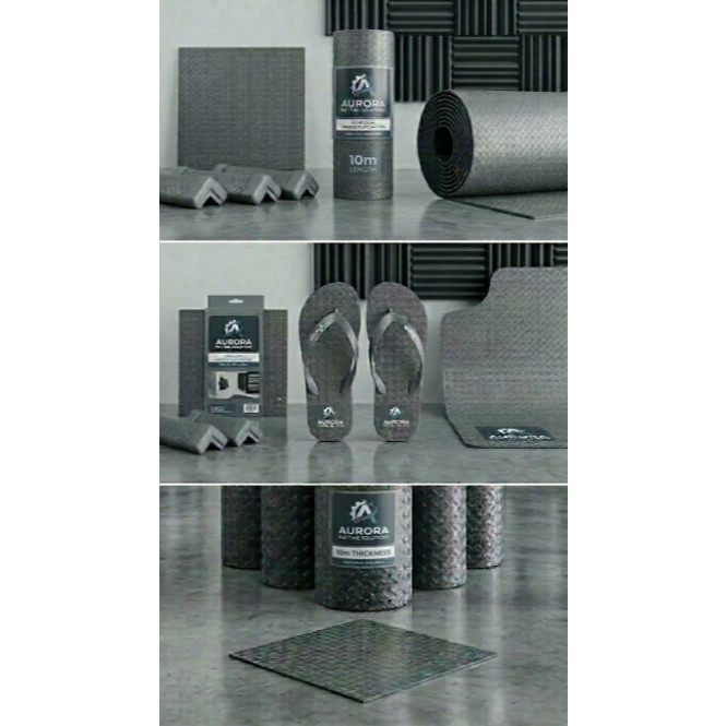 Karpet spons serbaguna lembaran tebal bahan pembuatan sandal jepit pelindung benturan anak peredam s