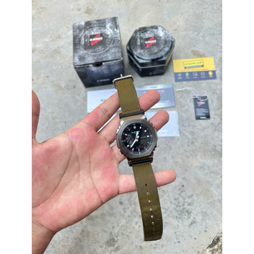 Jam G-Shock GM 2100CB-3ADR Original Second