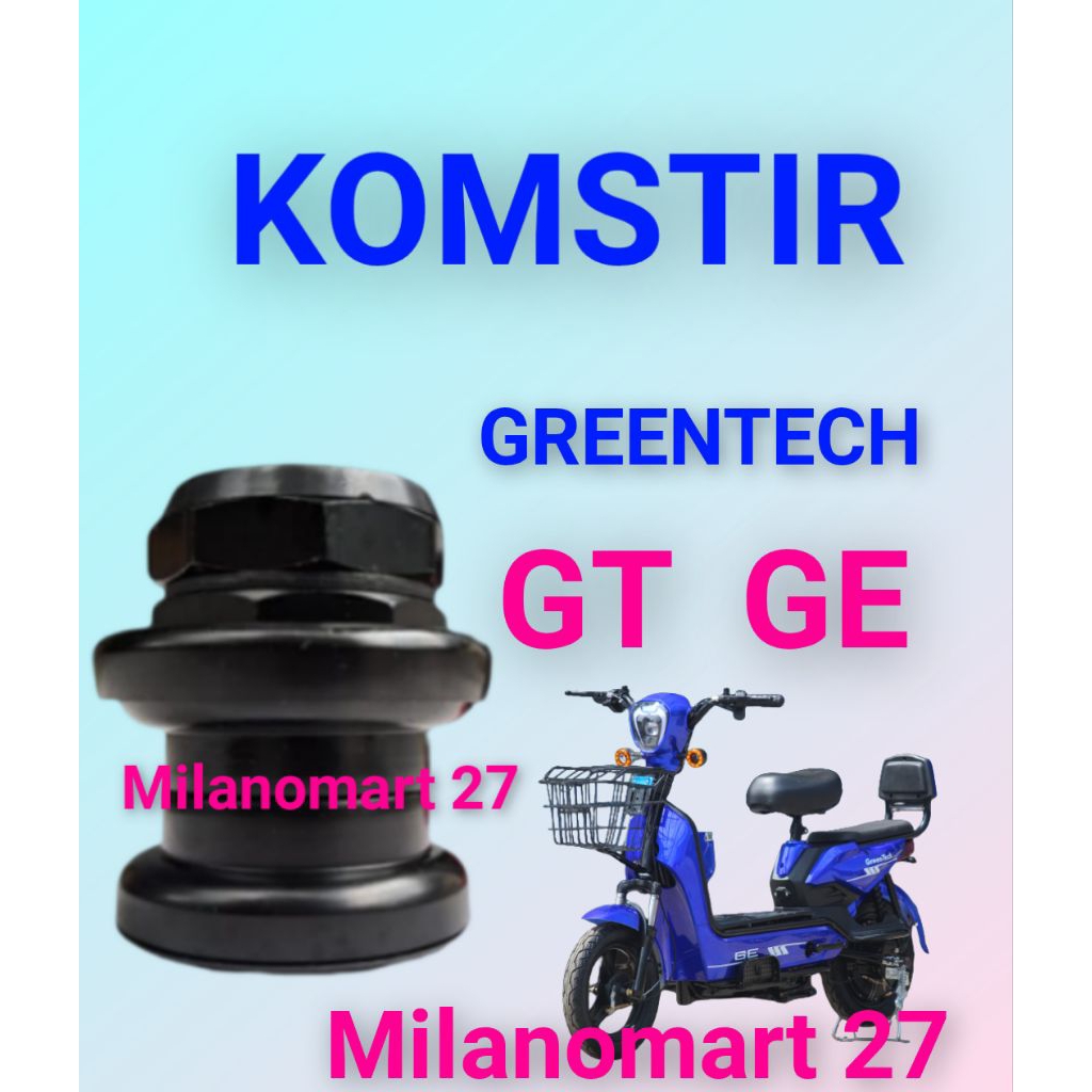 komstir sepeda listrik greentech gt ge kones headset komfork sepeda listrik greentech GT GE 1