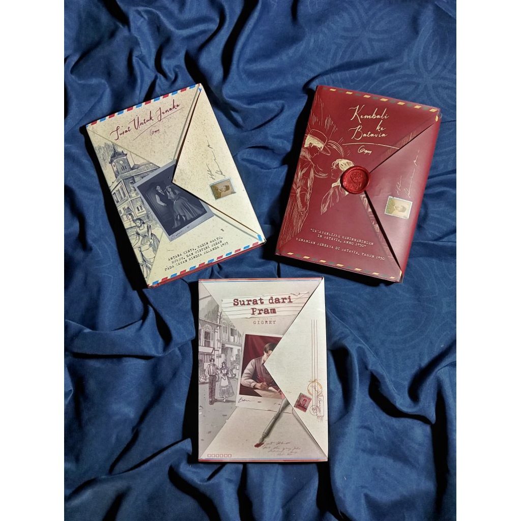 BACA DESKRIPSI // PRELOVED NOVEL SURAT UNTUK JENAKA, KEMBALI KE BATAVIA & SURAT DARI PRAM // HC