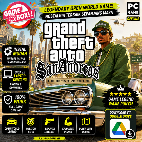 GTA SAN ANDREAS DEFINITIVE EDITION FULL GAME | 2021 - GAME PC