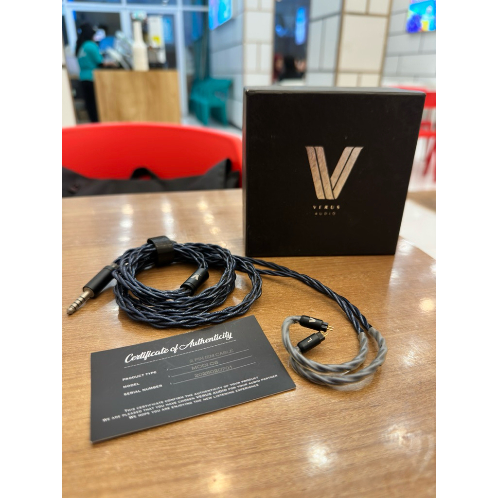 Kabel IEM Verus Audio Modi C6 2-pin 4.4mm NOT XINHS Arisyn Hakugei Nicehck EffectAudio