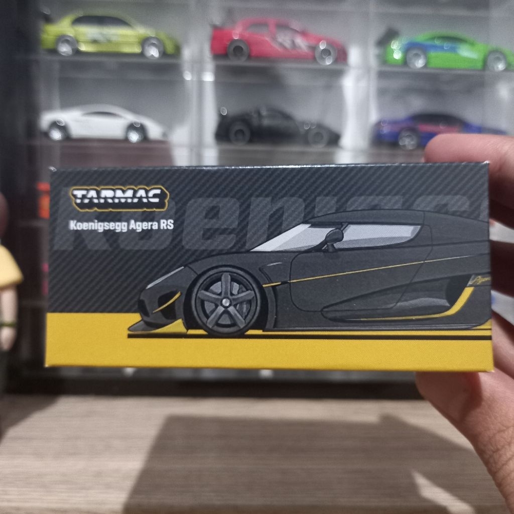 Custom Box Koenigsegg Agera RS Black / Gold Tarmac