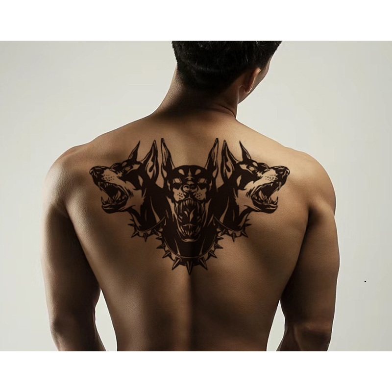 Stiker Tato Temporary Stiker Tato Pria dan Wanita - Tato Dada dan Punggung Tahan Lama