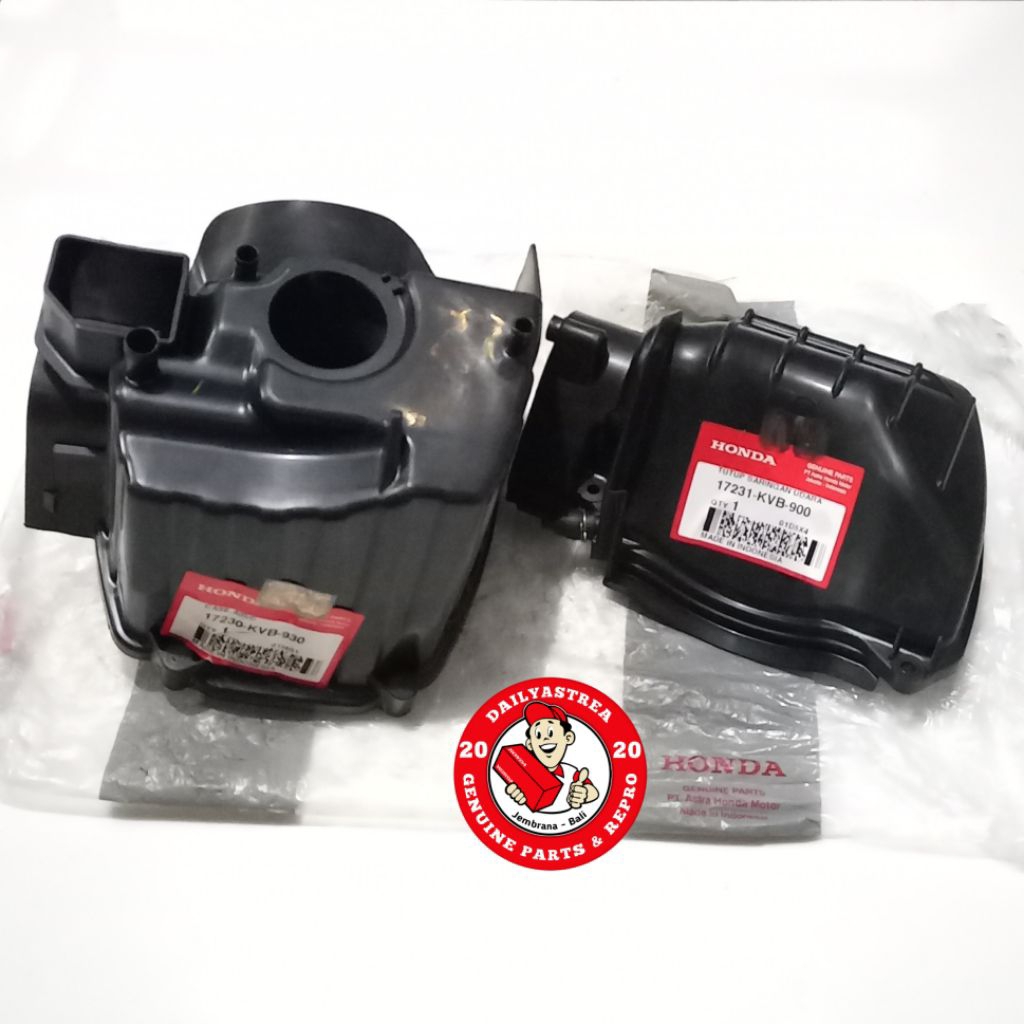 CASE RUMAH SARINGAN BOX FILTER HAWA HONDA VARIO 110 KARBU OLD LAMA ORIGINAL 17230-KVB-930