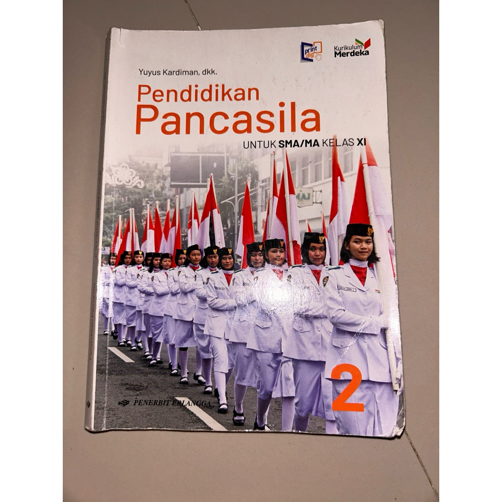 Buku PKN Kelas 11 Kurikulum Merdeka Penerbit Erlangga