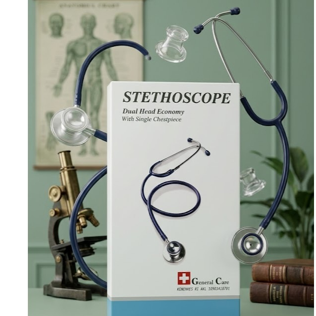 Stetoskop General Care Ekonomi Dual Head | Stetoskop Dewasa / GENERAL CARE STETOSKOP ECONOMY