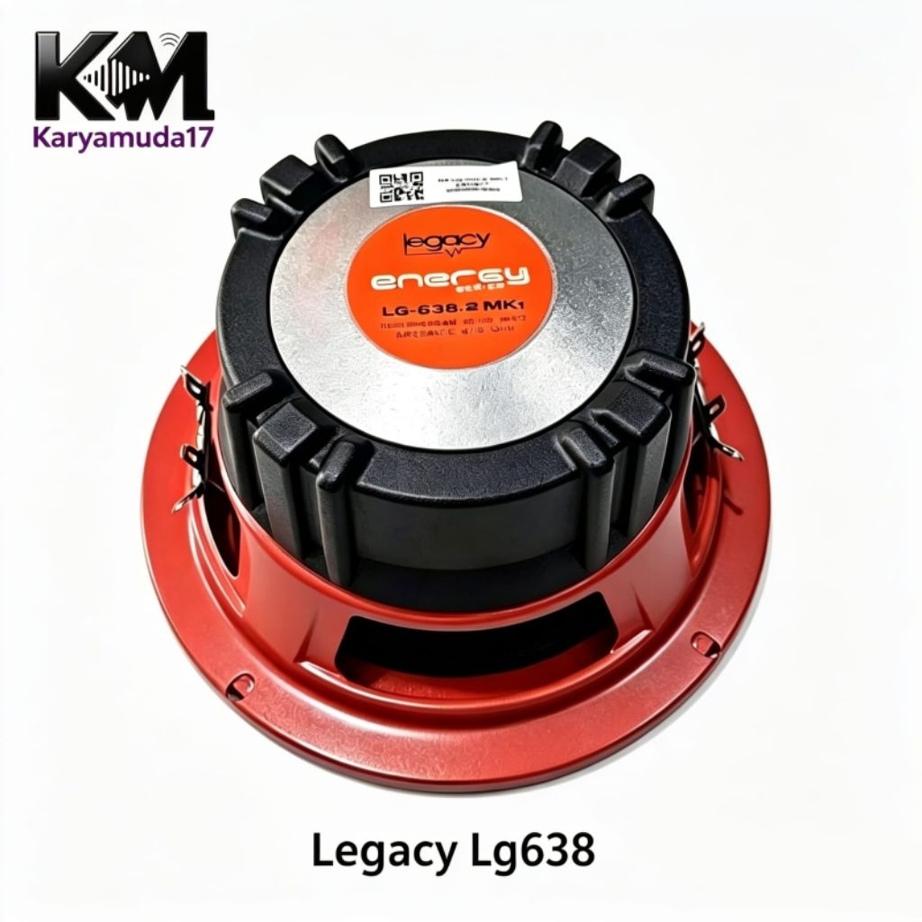SPEAKER SUBWOOFER 6 INCH 6in 6" LEGACY 6 638 LG 638-2 100 WATT SUBWOFER MURAH SUPER BIG BASS ASLI