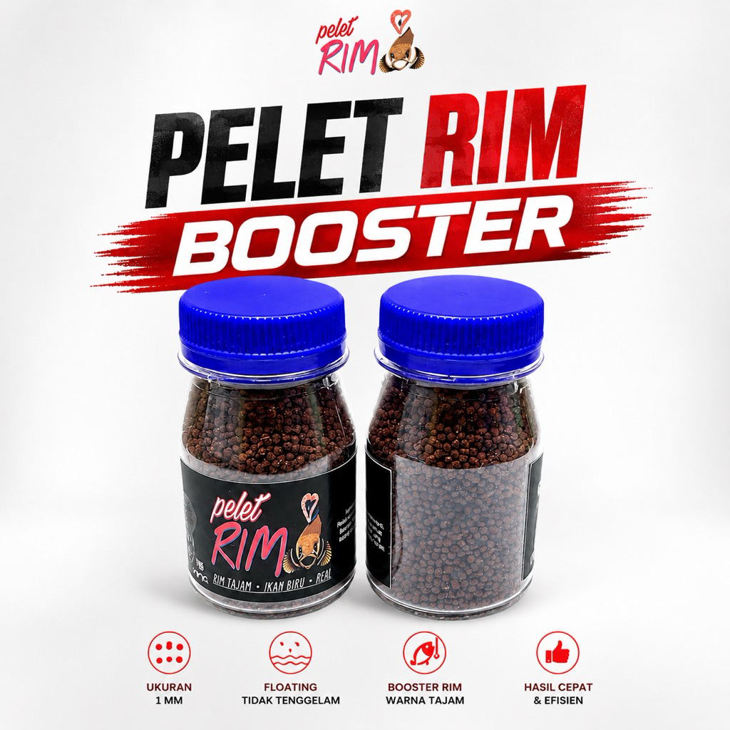 PELET RIM BOOSTER PREMIUM CHANNA - PELET RIM BOOSTER CHANNA - Booster gondrong - booster RIM limbata