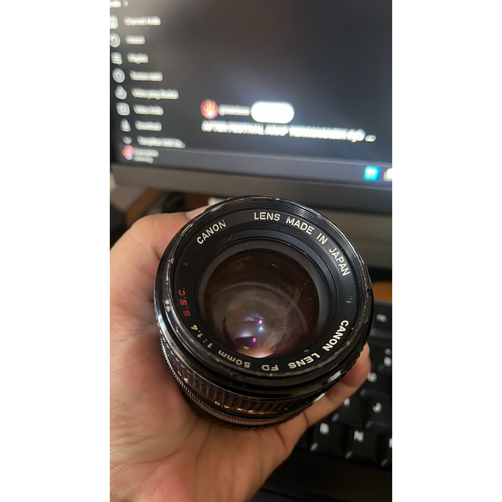 LENSA CANON FD 50MM S.S.C