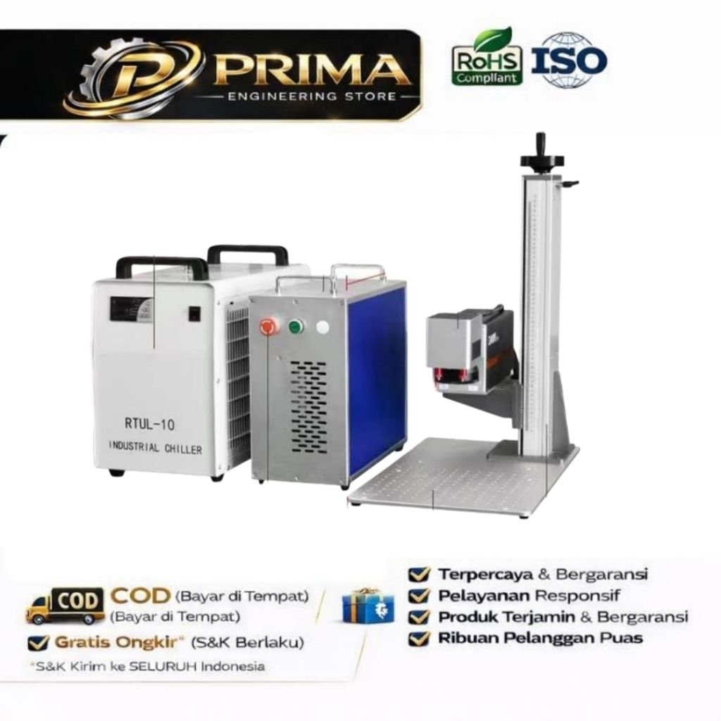 Mesin Laser UV/UV Laser Marking Machine 5 Watt Portable