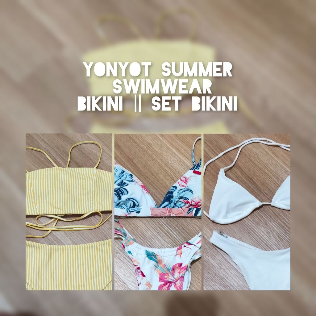 SWIMWEAR BIKINI , SET BIKINI , ATASAN BIKINI , ATASAN BERENANG , CD RENANG