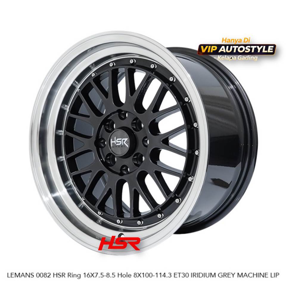 VELG R16 CELONG HSR LEMANS 8X100-114,3 UNTUK CITY, VIOS, YARIS, FREED | HSR DANAU SUNTER