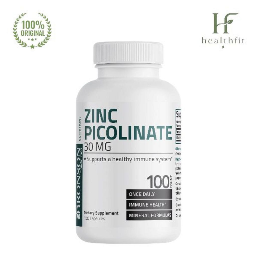 Bronson Zinc Picolinate 30 mg - 100 Capsules