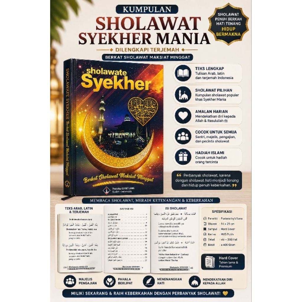 Kumpulan Sholawat Syekher Mania Dilengkapi Terjemah | Sholawat Syekher Mania