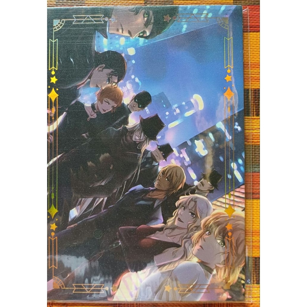 shikishi A5 kartu detective conan - black organization anggota