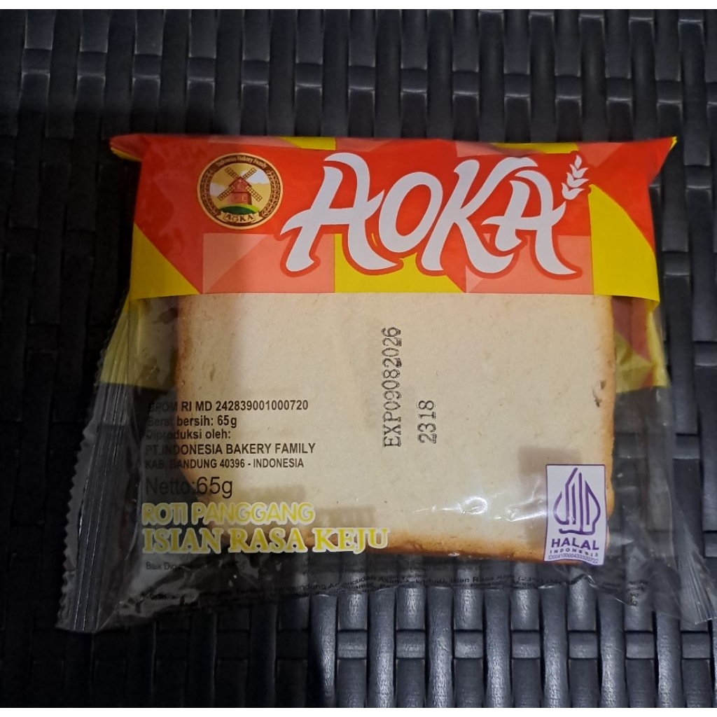 Roti Aoka rasa Keju