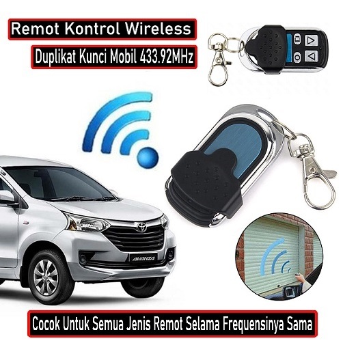 Remot Kontrol Wireless Duplikat Kunci Mobil 433.92MHz Keyless Entry Remote Control Key Fob Cloning A