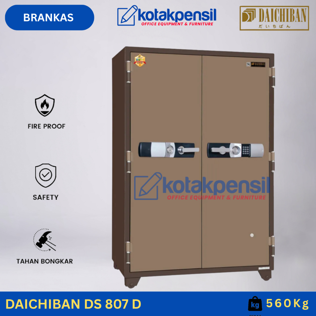 DAICHIBAN DS 807 D Brankas Besar Digital  | Brankas Uang dan Emas | Brangkas Berangkas Tahan Api