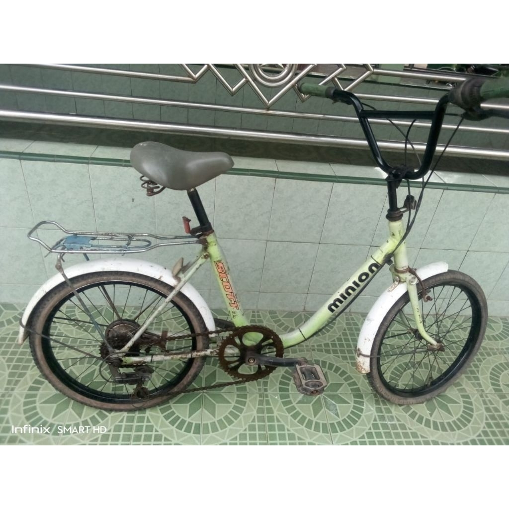 SEPEDA MINION 20INCH, SEPEDA MINI KALCER