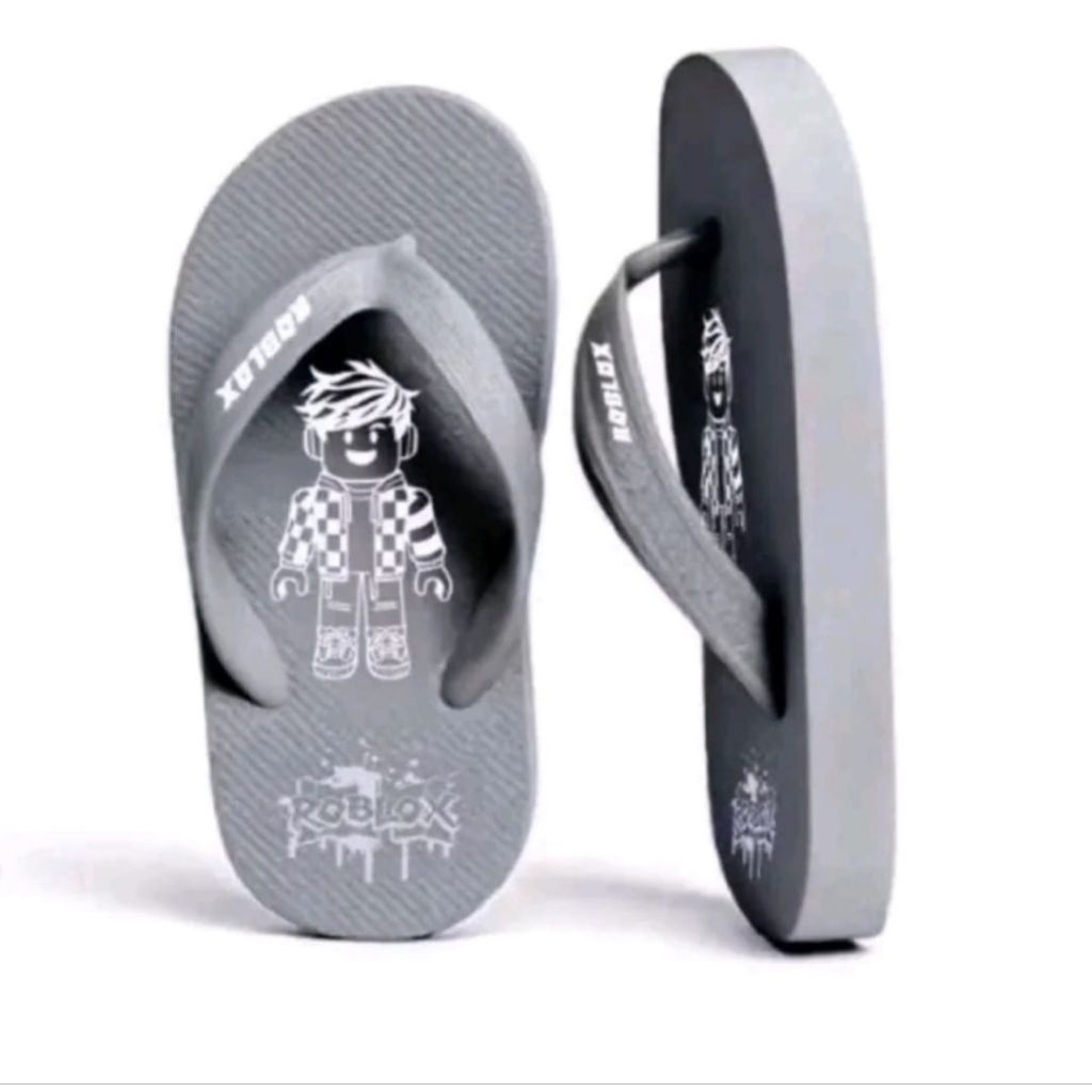 Sandal Jepit Motif Roblox Sandal Spon Eva