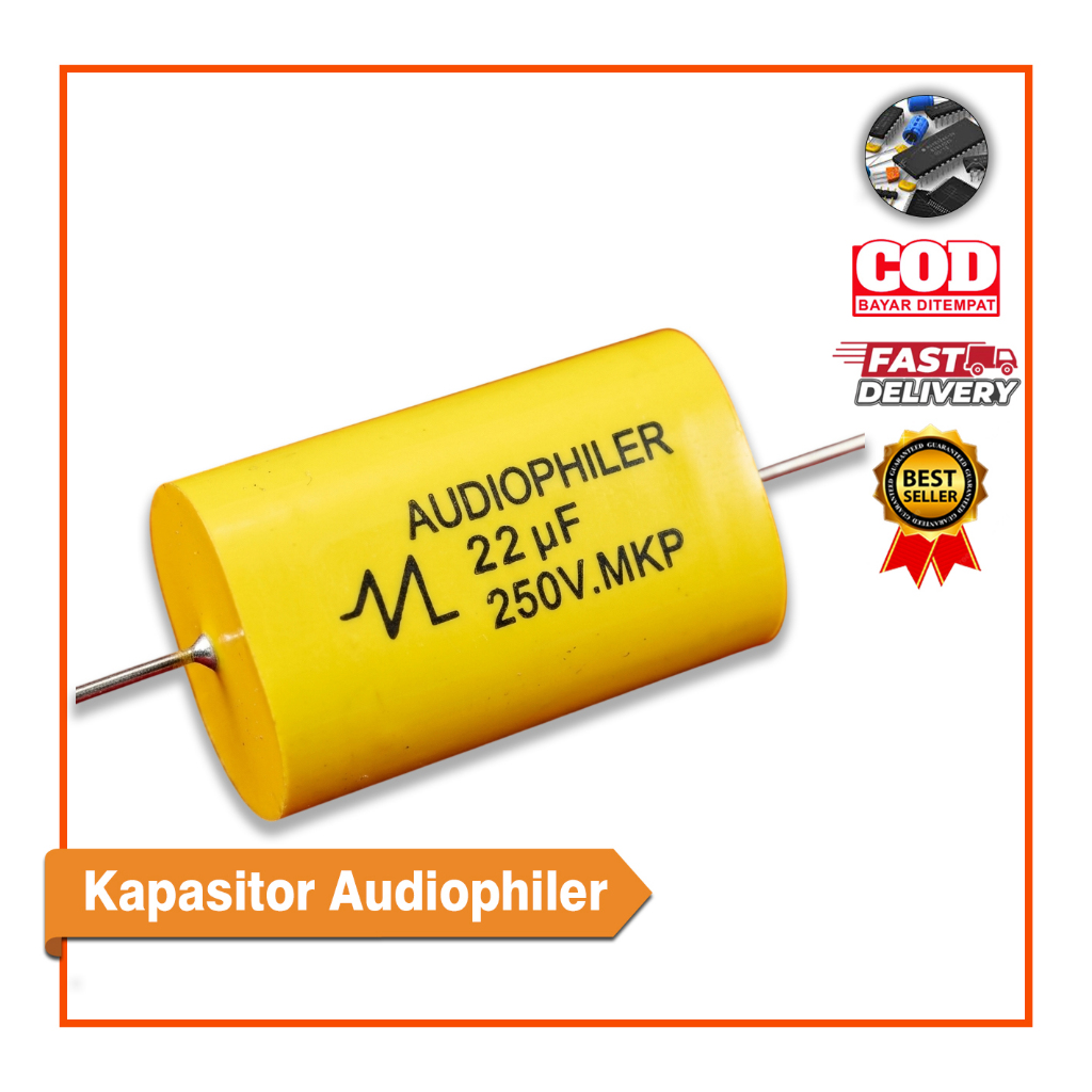 Kapasitor Audiophiler nonpolar 226J 22uf 22 mikro