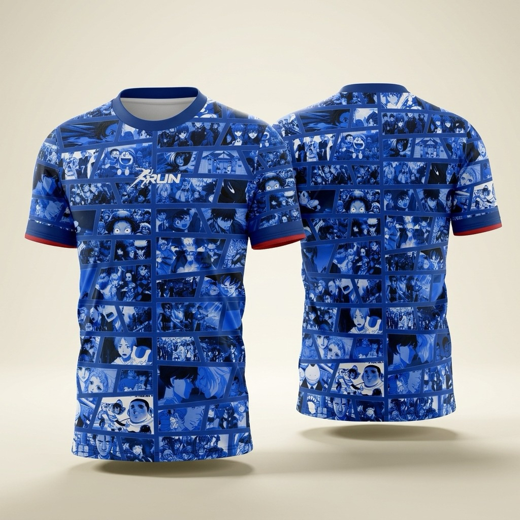 JERSEY LARI KALCER RUNNING ANIME CAKEP PARAH