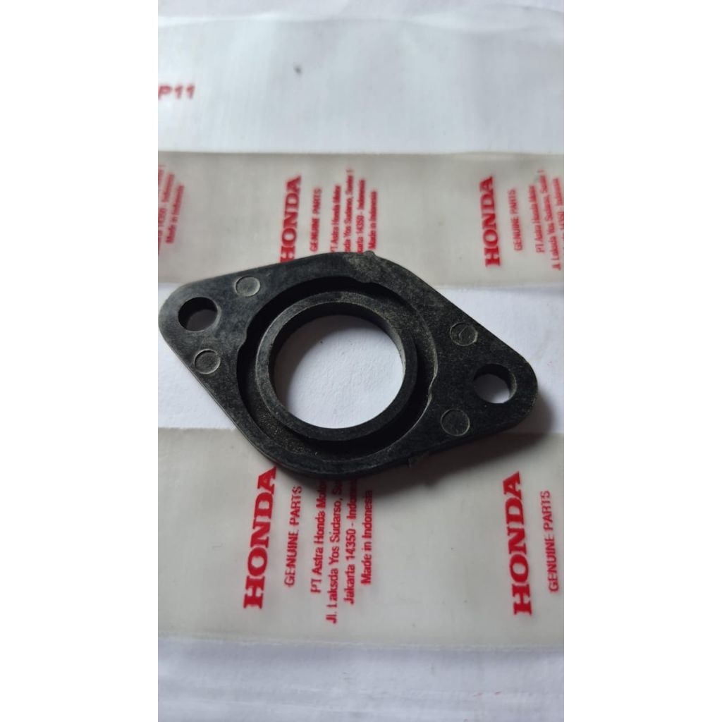 Karburator Ebonit Bonit - Insulator Fiber, Kompatibel untuk Karisma, Supra X 125, Revo Absolute