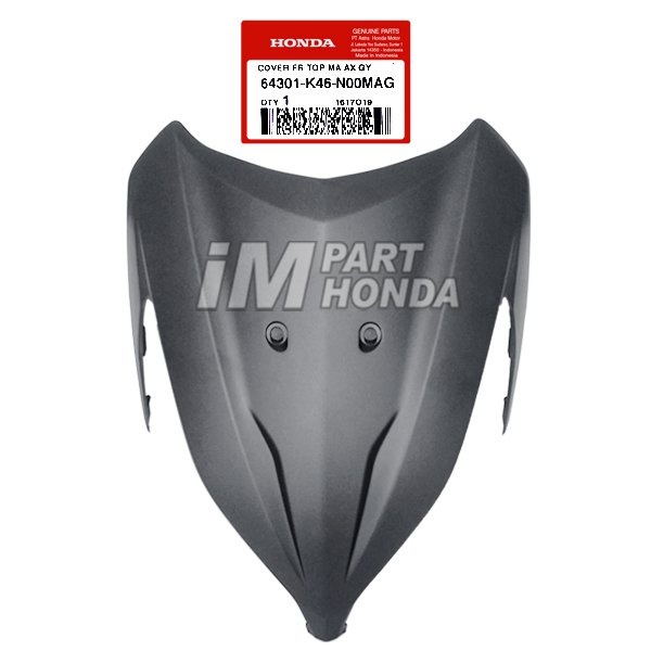 [INSTANT SAMEDAY] 64301-K46-N00MAG Cover Front Top Panel Tameng Lampu Depan Vario 110 Fi eSP Hitam D