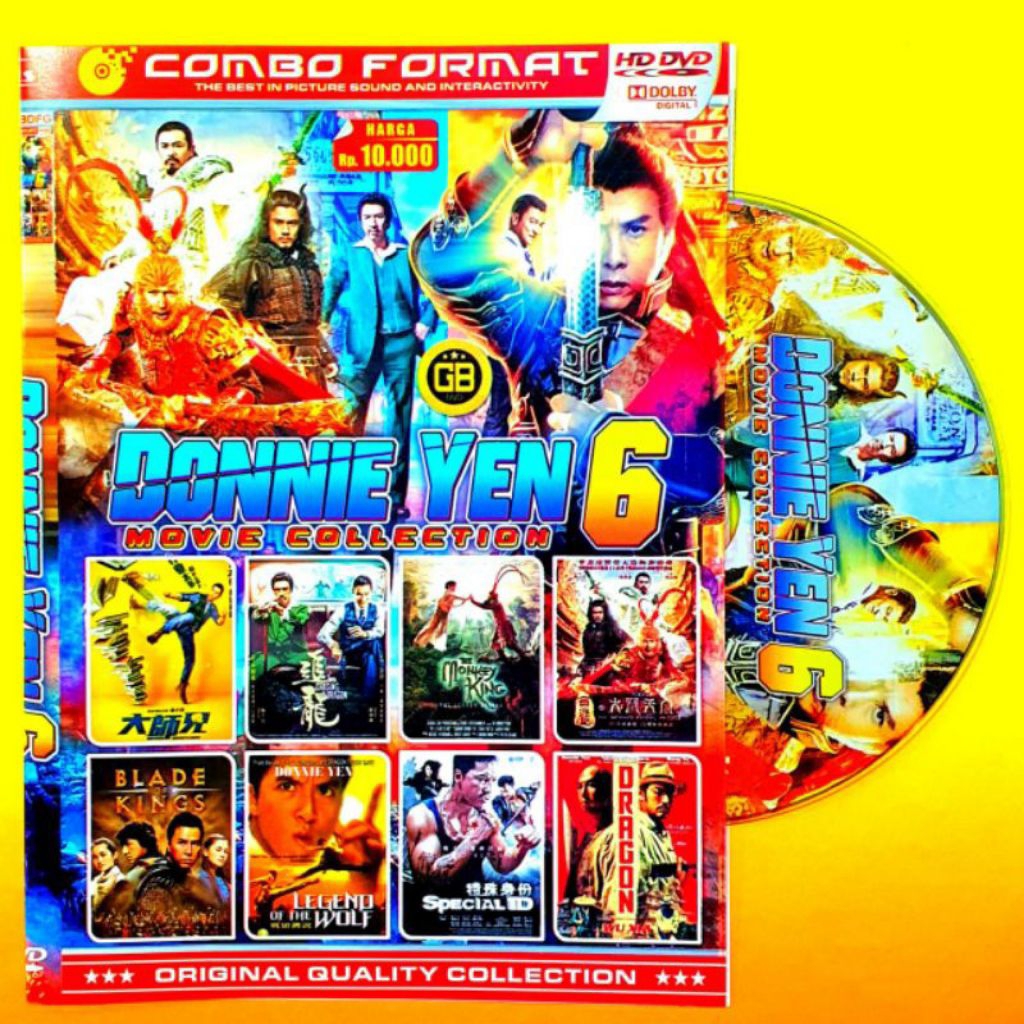DVD COLLECTION DONNIE YEN ACTION LENGKAP - DVD PILEM KUNG FU DONNIE YEN AKSI TERLENGKAP