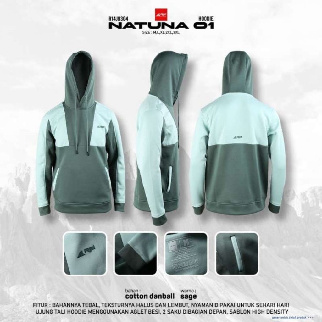 JAKET REI  NATUNA ORIGINAL 100% 8304 (SATU WARNA SAJA)