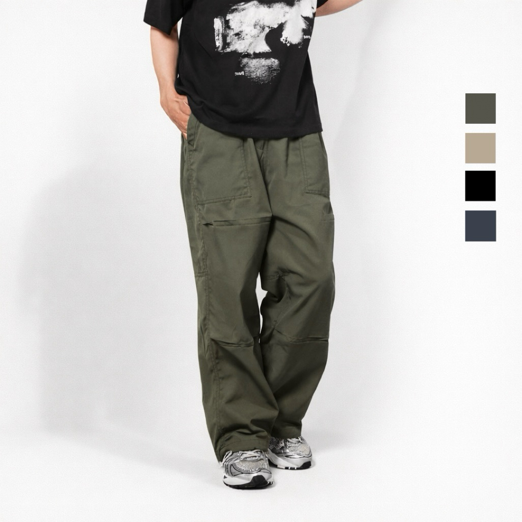 Celana Baggy Fatigue Pants Loose Fit | Ripstop | Morrowsky
