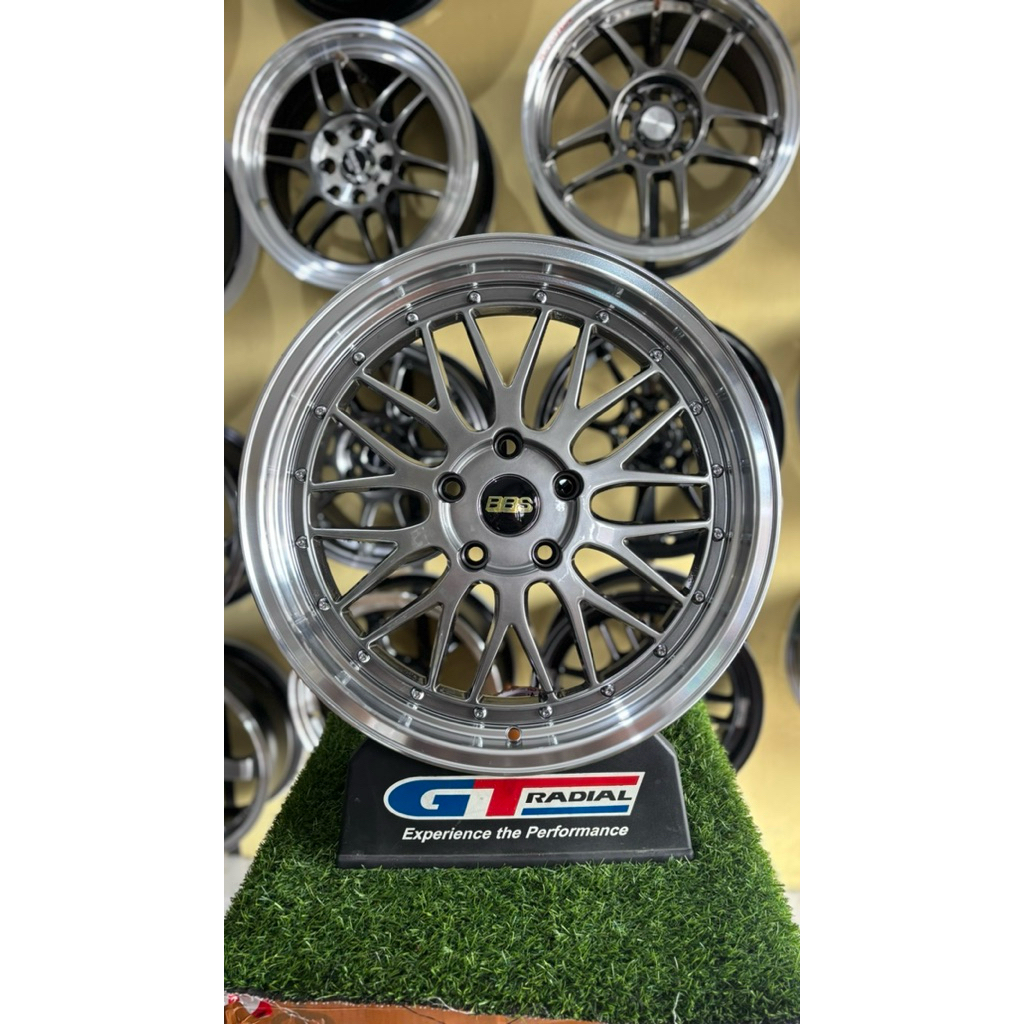 velg BBS LM r18 5x114pcd L9 et25 hyper black lip polish