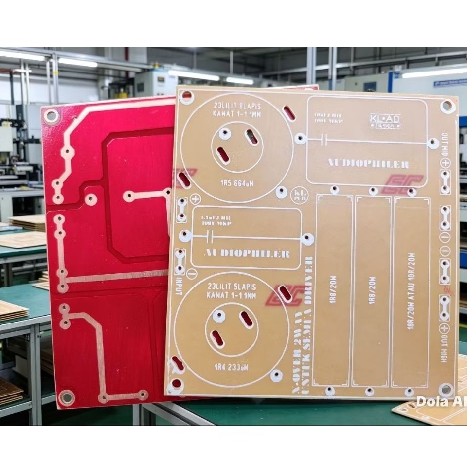 Pcb crossover pasif 2 way balap