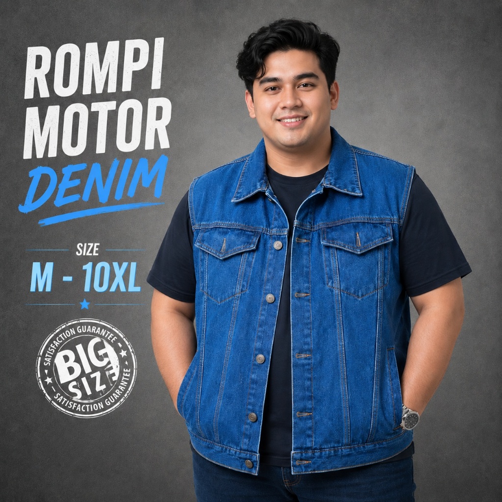 ROMPI JEANS PRIA JUMBO/ROMPI PRIA BIG SIZE/ROMPI MOTOR