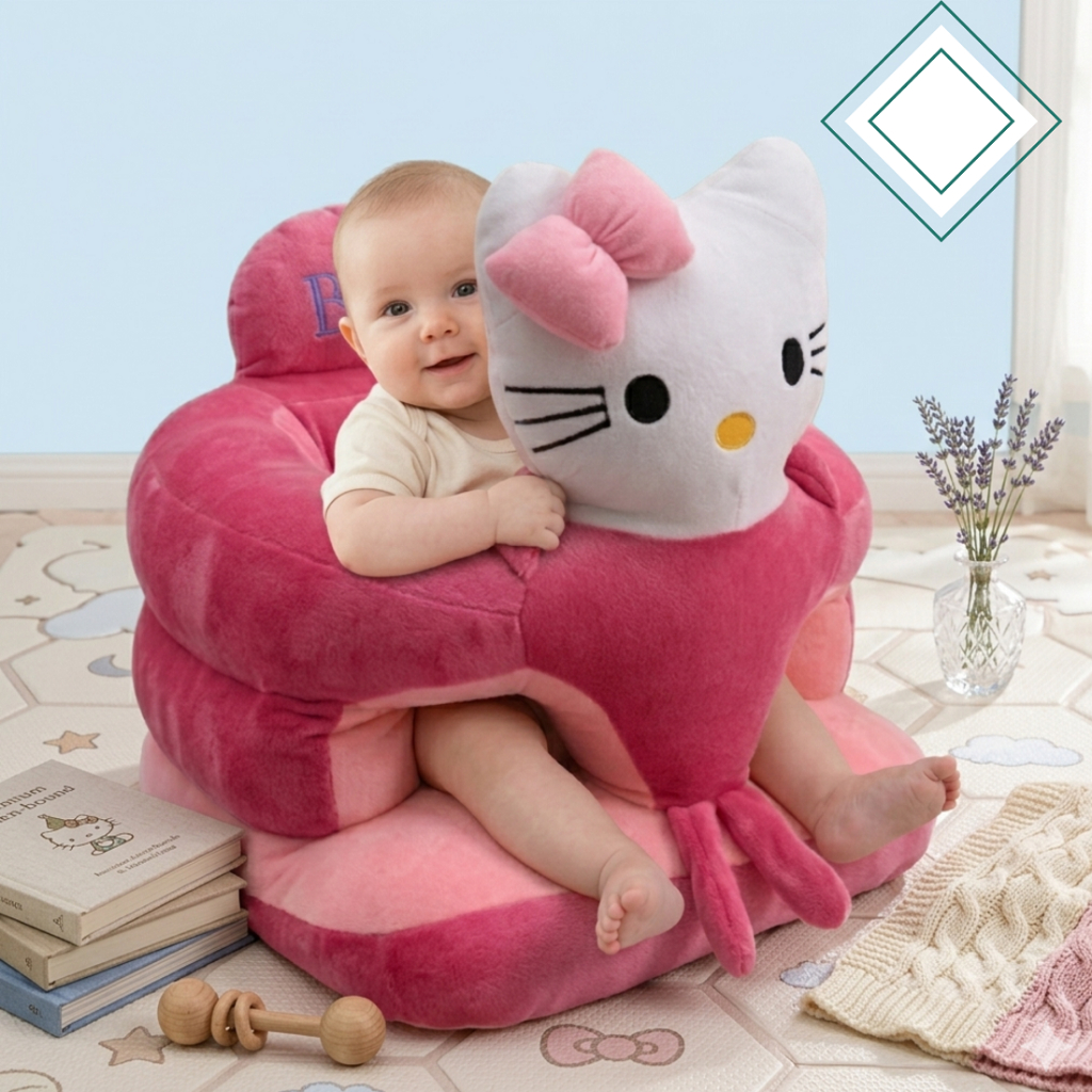 Boneka Sofa Kursi Anak Bayi Hello Kitty Bahan Import Aneka Karakter