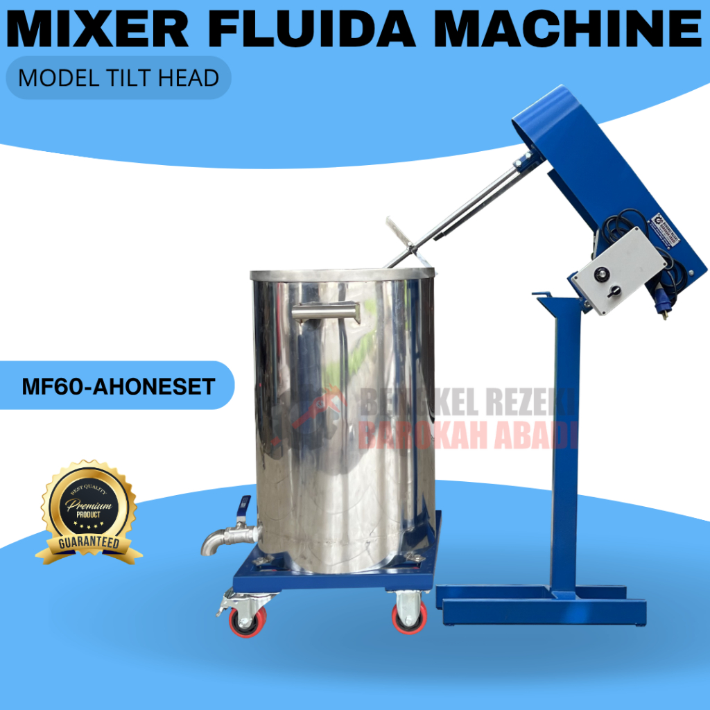 Mesin Mixer Fluida Kapasitas 60 Liter Pencampur Bahan Cairan Kimia Parfum Body Mist Hair Mist Dileng