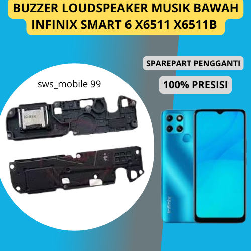 Buzzer Speaker Musik Music Infinix Smart 6 X6511 X6511B Buzzer Infinix Smart 6 Buzzer Infinix x6511 