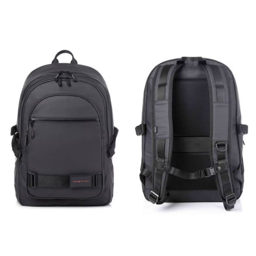 SAMSONITE Original Ransel Backpack RED STOCKTON 15.6" - Black