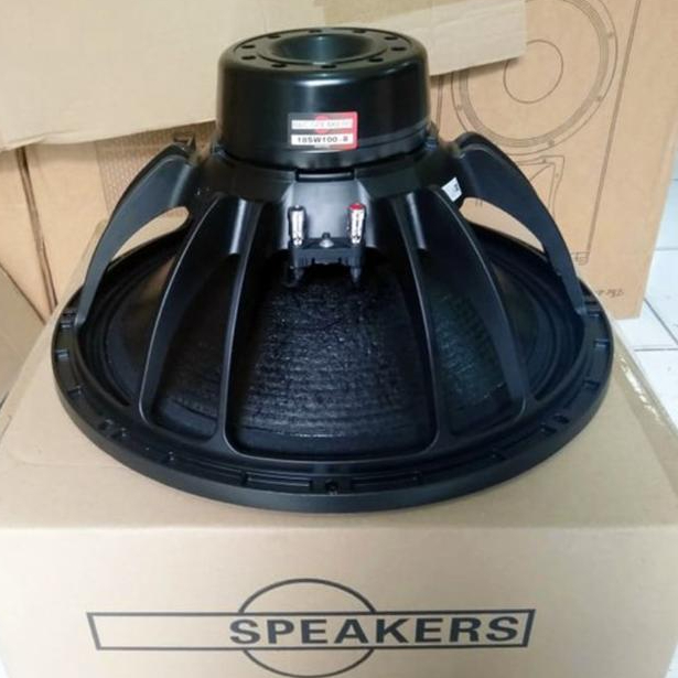 SPEAKER COMPONENT B&C 18SW100 SPEAKER SUBWOOFER 18 INCH NEODYMINIUM VC 4 INCH 18 SW 100