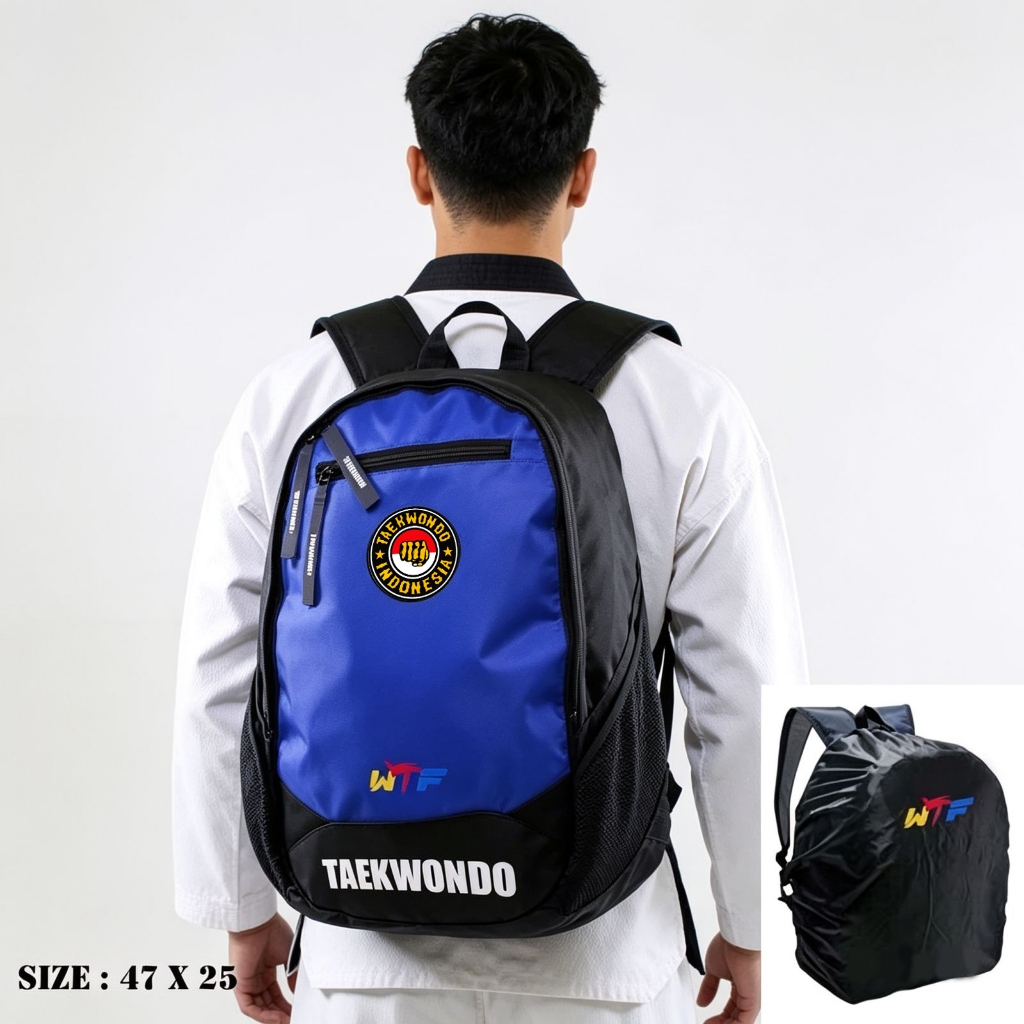 TAS RANSEL TAEKWONDO - TAS GENDONG SLOT LAPTOP TAEKWONDO - BACKPACK TAEKWONDO